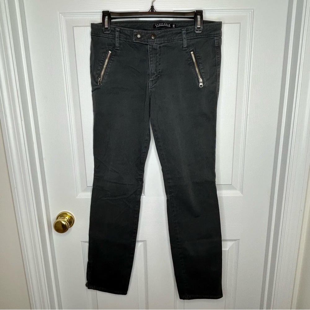 Sanctuary for Anthropologie Black Pants‎ Size 28